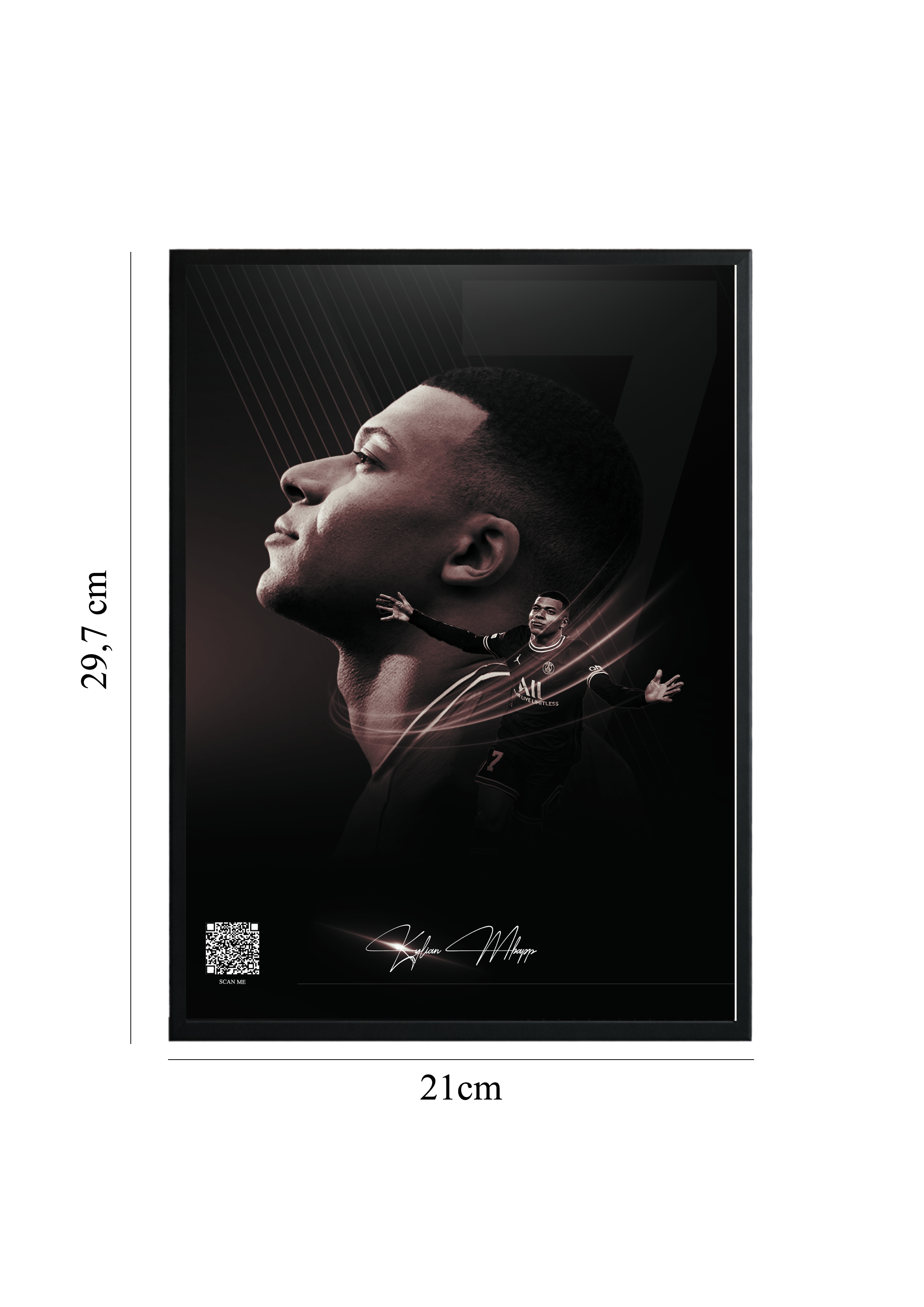 Kylian Mbappé – Tablou cu Cod QR