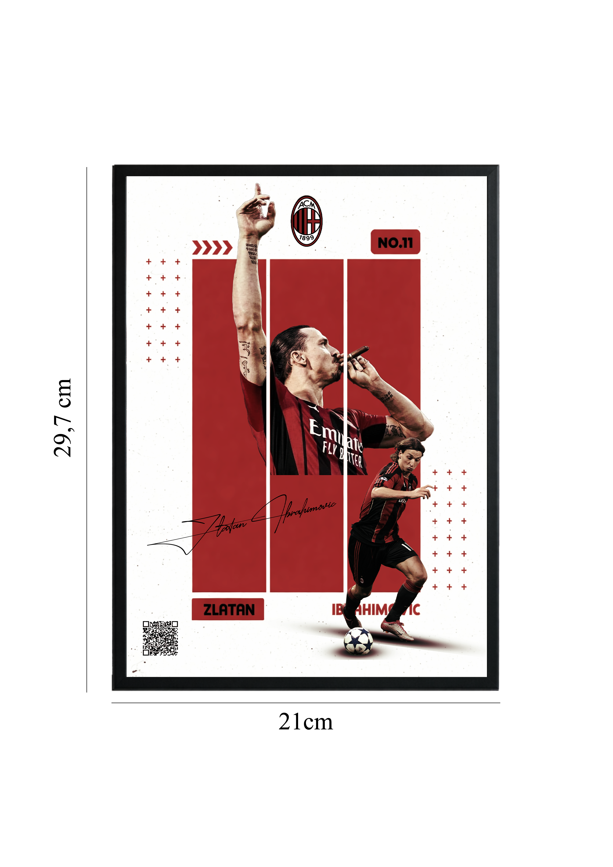 Zlatan Ibrahimović – Tablou cu Cod QR